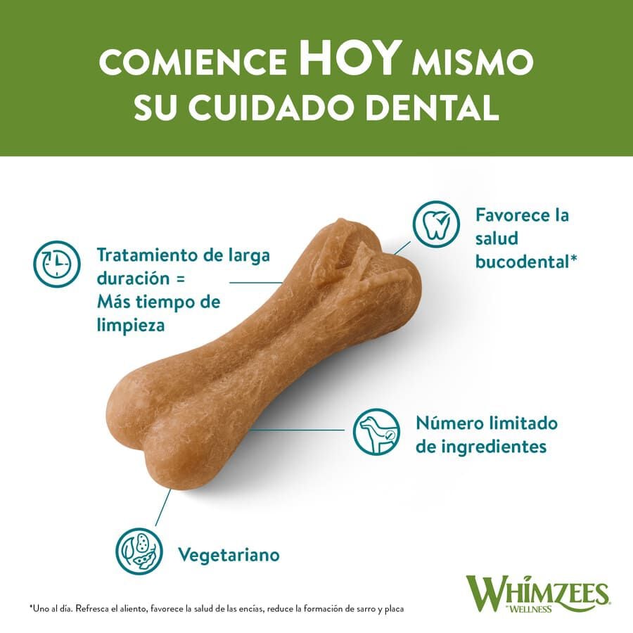 9 barritas Whimzees Snacks Dentales en Forma de Hueso para perros, , large indicador imagen numero 2